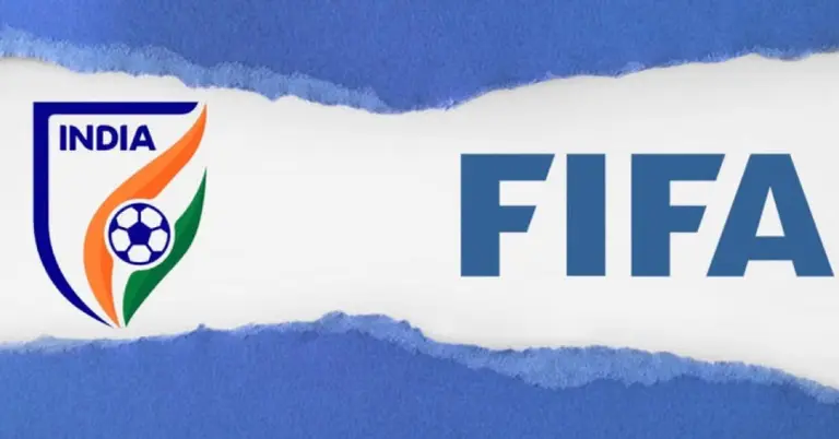 ভারত ফুটবল ও ফিফার লোগো